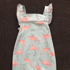 carter's flamingo romper